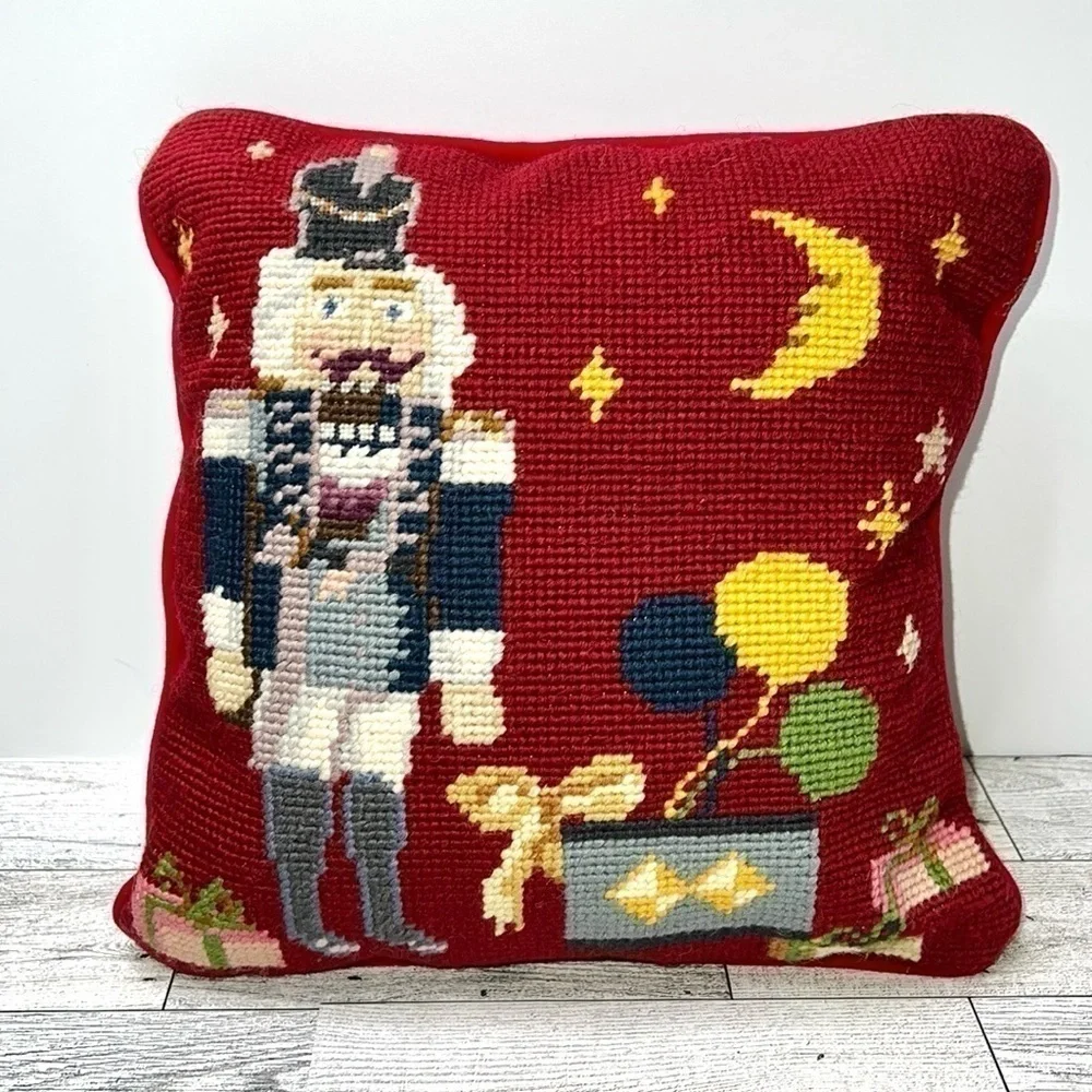 Vintage needlepoint christmas